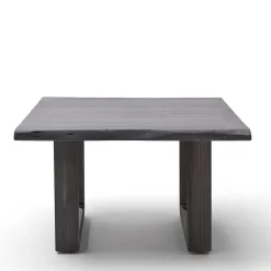 Wohnen Design-Wohnzimmertisch mit grauer Holzplatte - Flaciona