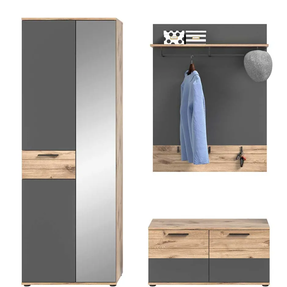 Wohnen Dielen Einrichtung Möbel Kombination - Catamaron (dreiteilig)