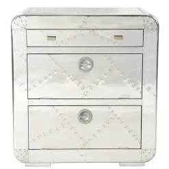 Dielen Möbel aus Aluminium poliert - Pilot (fünfteilig)^Wohnen Hot