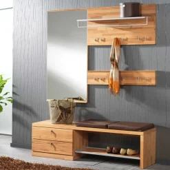 Wohnen Dielen Set Coestra aus Kernbuche (vierteilig)