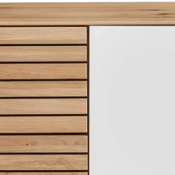 Wohnen Dielenbank aus Asteiche Massivholz - Zonga