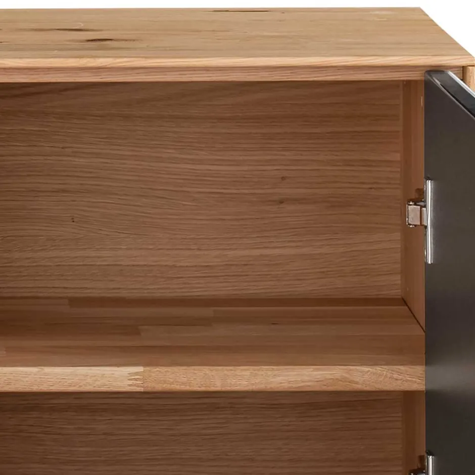 Wohnen Dielenbank aus Asteiche Massivholz - Zonga