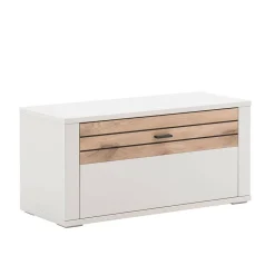 Dielenbank in Lichtgrau mit Wildeiche - Ballina^Wohnen Outlet