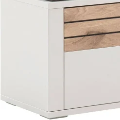 Dielenbank in Lichtgrau mit Wildeiche - Ballina^Wohnen Outlet