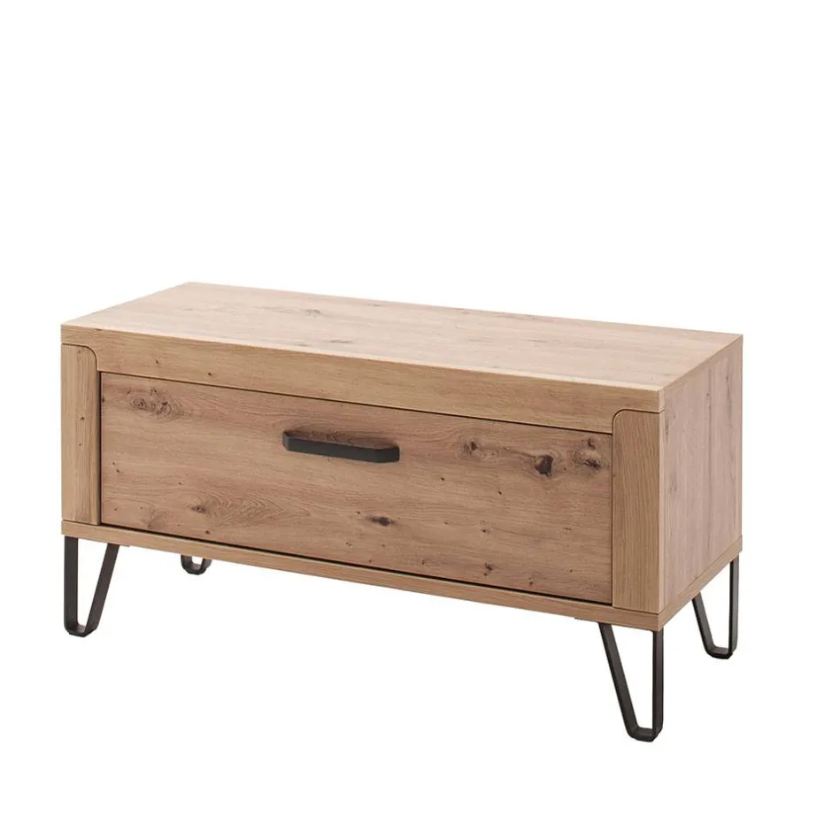 Dielenbank in Wildeiche Optik - Carry^Wohnen Outlet