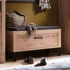 Dielenbank in Wildeiche Optik - Carry^Wohnen Outlet