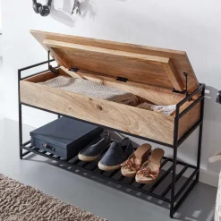 Dielenbank mit Truhe & Schuhablage - Leiria^Wohnen Online