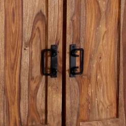 Wohnen Dielenkleiderschrank Mendoza aus Akazie Massivholz