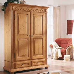 Wohnen Dielenkleiderschrank Terezza aus Fichte massiv