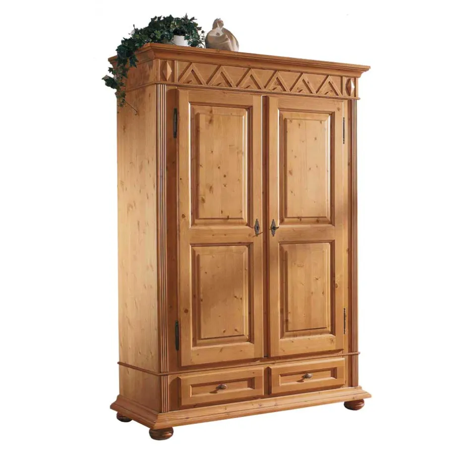 Wohnen Dielenkleiderschrank Terezza aus Fichte massiv