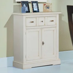 Wohnen Dielenkommode in Antikweiß - Annot