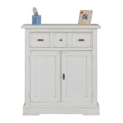 Wohnen Dielenkommode in Antikweiß - Annot