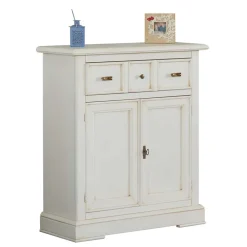 Wohnen Dielenkommode in Antikweiß - Annot