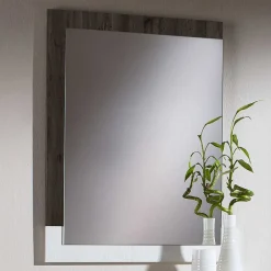 Wohnen Dielenmöbel in Weiß & Schwarzgrau - Lysandro (zweiteilig)