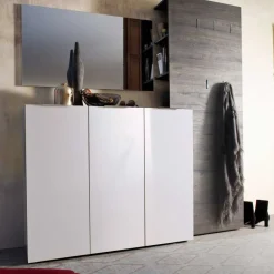 Dielenmöbel Satumare in Braun Wenge Dekor (dreiteilig)^Wohnen