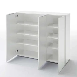 Dielenmöbel Satumare in Braun Wenge Dekor (dreiteilig)^Wohnen