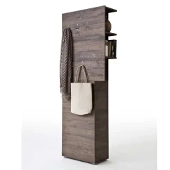 Dielenmöbel Satumare in Braun Wenge Dekor (dreiteilig)^Wohnen