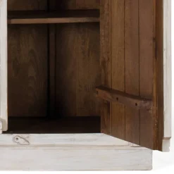 Wohnen Dielenschrank in Mangoholz White Wash - Intiatos