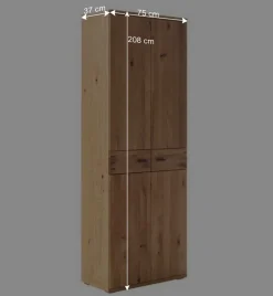 Wohnen Dielenschrank in modern-rustikalem Design - Manaus