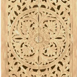 Wohnen Dielenschrank in Sandfarben Mangoholz - Runiasa