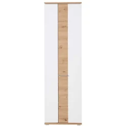 Wohnen Dielenschrank in Weiß & Wildeiche - 2-türig - Symbrosia