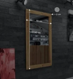 Dielenspiegel Manzey aus Wildeiche Massivholz^Wohnen Clearance