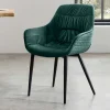 Dining Chair mit Armlehnen in Dunkelgrün - Pilawan^Wohnen Hot