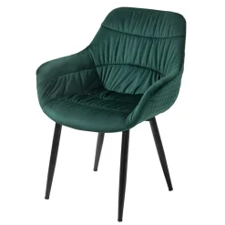 Dining Chair mit Armlehnen in Dunkelgrün - Pilawan^Wohnen Hot