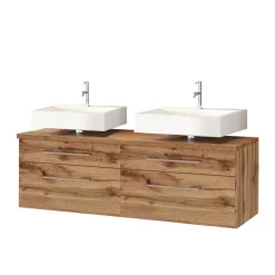 Wohnen Doppel Unterbeckenschrank Set - Userina (dreiteilig)