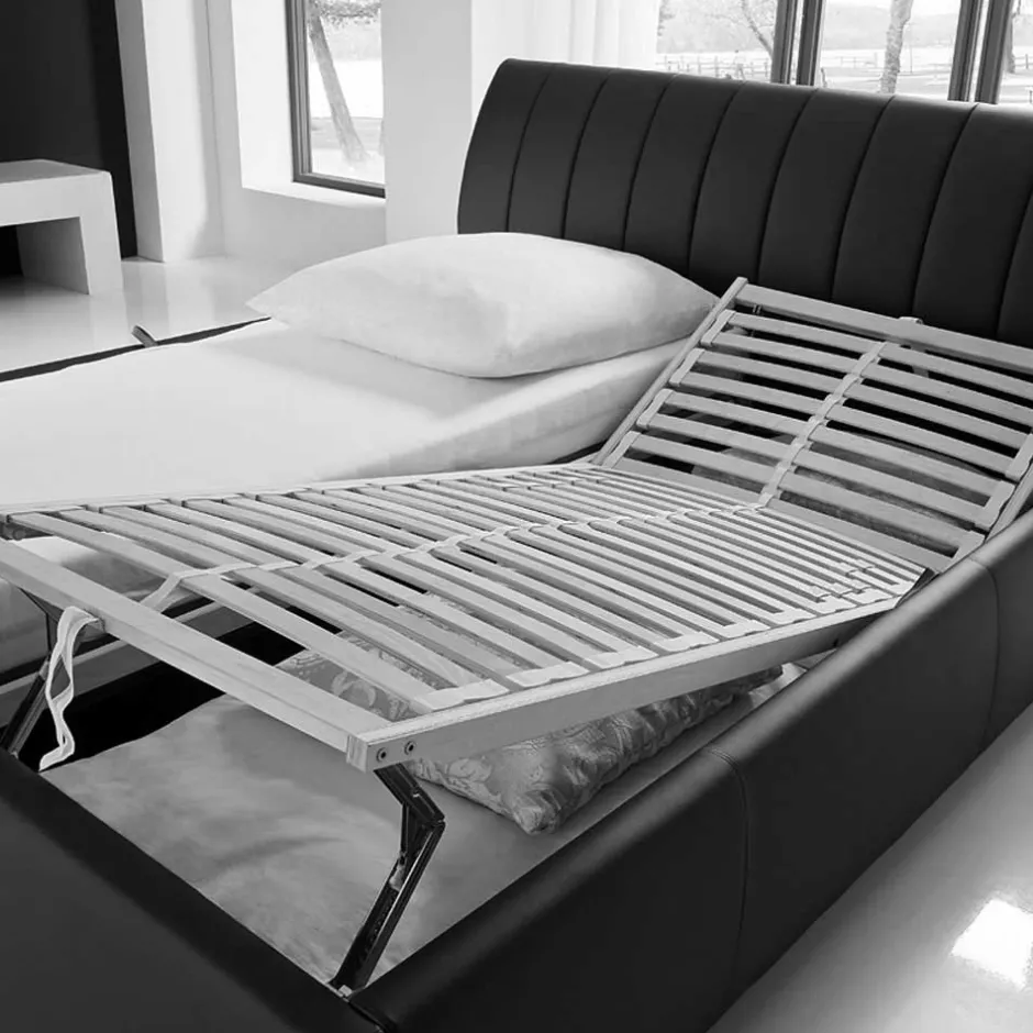 Wohnen Doppelbett Bermuda aus Kunstleder