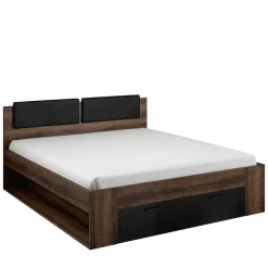 Wohnen Doppelbett mit Sockel und Stauraum - Ulpro