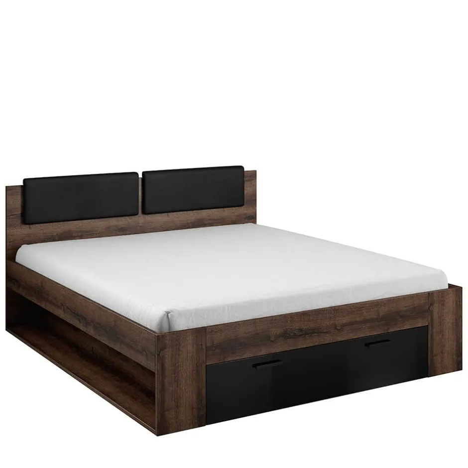 Wohnen Doppelbett mit Sockel und Stauraum - Ulpro