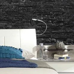 Doppelbett Symonya mit Polsterkopfteil in Creme^Wohnen Best