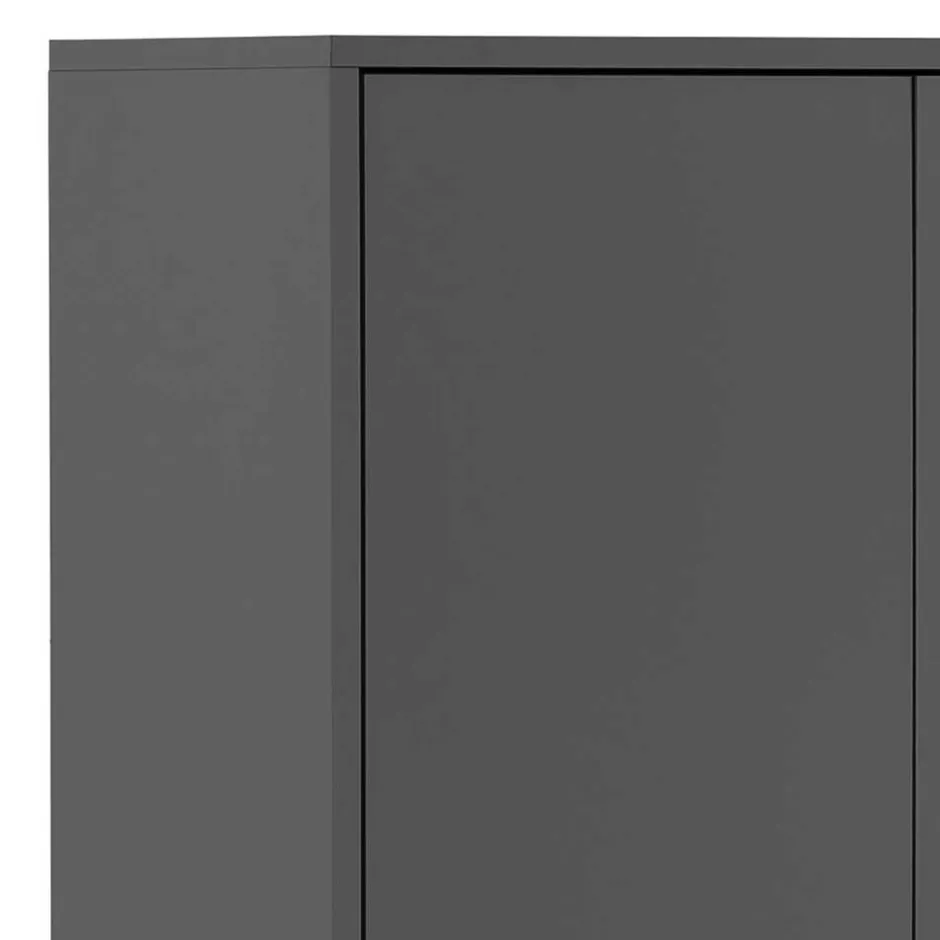 Doppeltür-Aktenschrank in Anthrazit - Brasova^Wohnen Sale