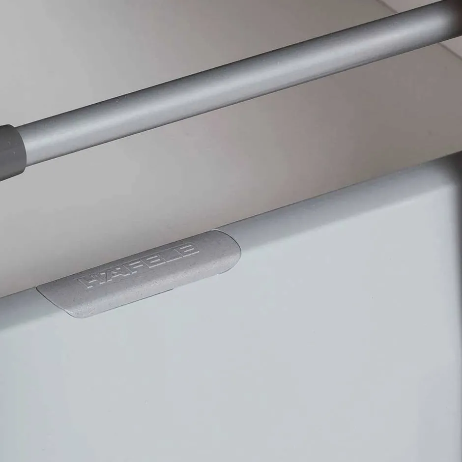 Wohnen Doppel-Waschkonsole mit schwarzen Becken - Crystoga