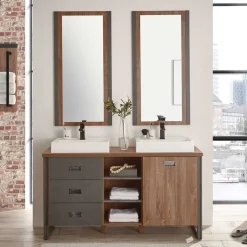 Doppel-Waschplatz & zwei Spiegel - Forawas (dreiteilig)^Wohnen Online