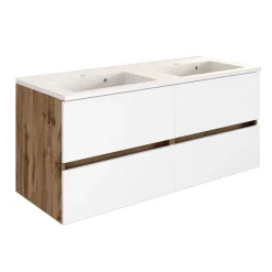 Doppel-Waschtisch & Bad Schränke - Maklesa I (dreiteilig)^Wohnen Outlet