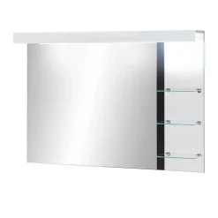 Doppel-Waschtisch & LED Spiegel - Ingmesan (zweiteilig)^Wohnen Discount