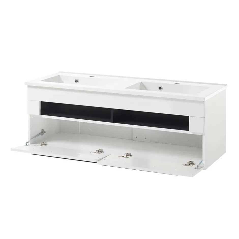 Wohnen Doppel-Waschtisch mit zwei Klappen - Ingmesan I