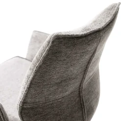 Wohnen Drehbare Armlehnenstühle mit Taschenfederkern - Obanya (2er Set)