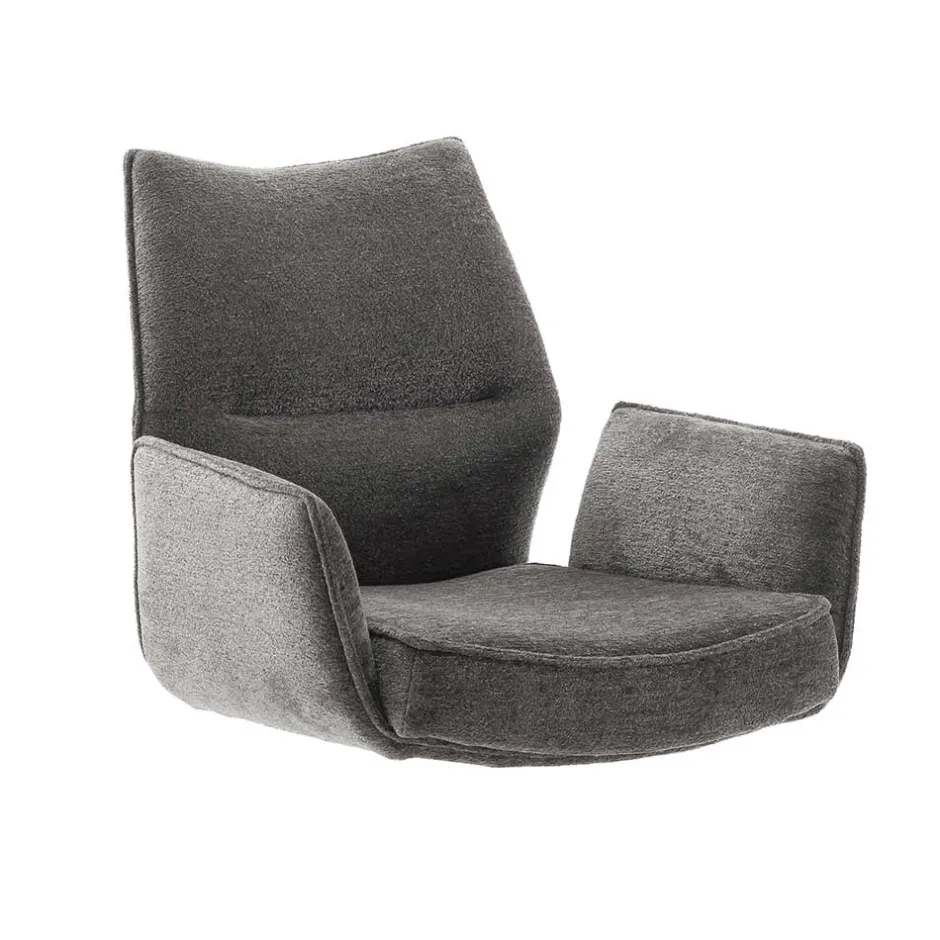 Wohnen Drehbare Armlehnenstühle mit Taschenfederkern - Obanya (2er Set)