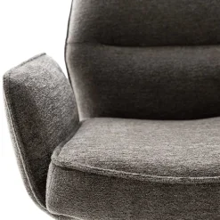 Wohnen Drehbare Armlehnenstühle mit Taschenfederkern - Obanya (2er Set)