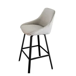 Wohnen Drehbare Barstühle in Beige - Taja (2er Set)