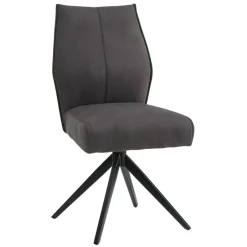 Drehbare Polsterstühle in Dunkelgrau - Aturin (2er Set)^Wohnen Sale