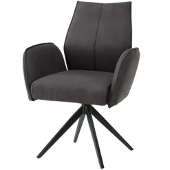 Wohnen Drehbare Polsterstühle mit Armlehnen - Aturin (2er Set)