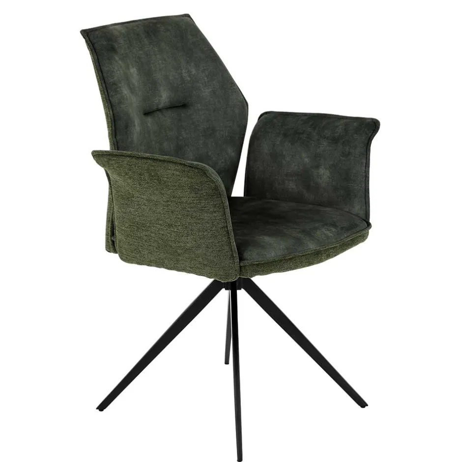 Drehbare Stühle mit Armlehnen - Vanencia (4er Set)^Wohnen Outlet