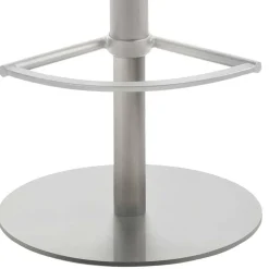 Drehbarer Barstuhl in Anthrazit & Edelstahl - Anturina^Wohnen New