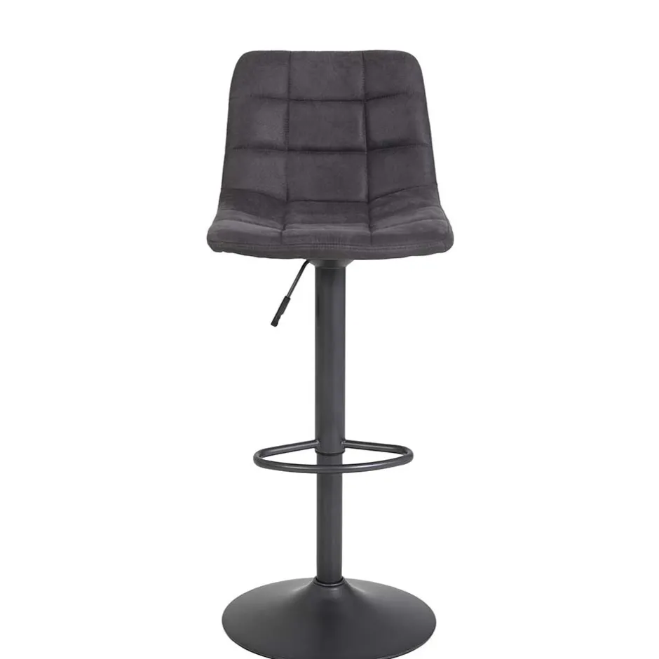 Drehbarer Barstuhl in Anthrazit - Janyna (2er Set)^Wohnen Clearance