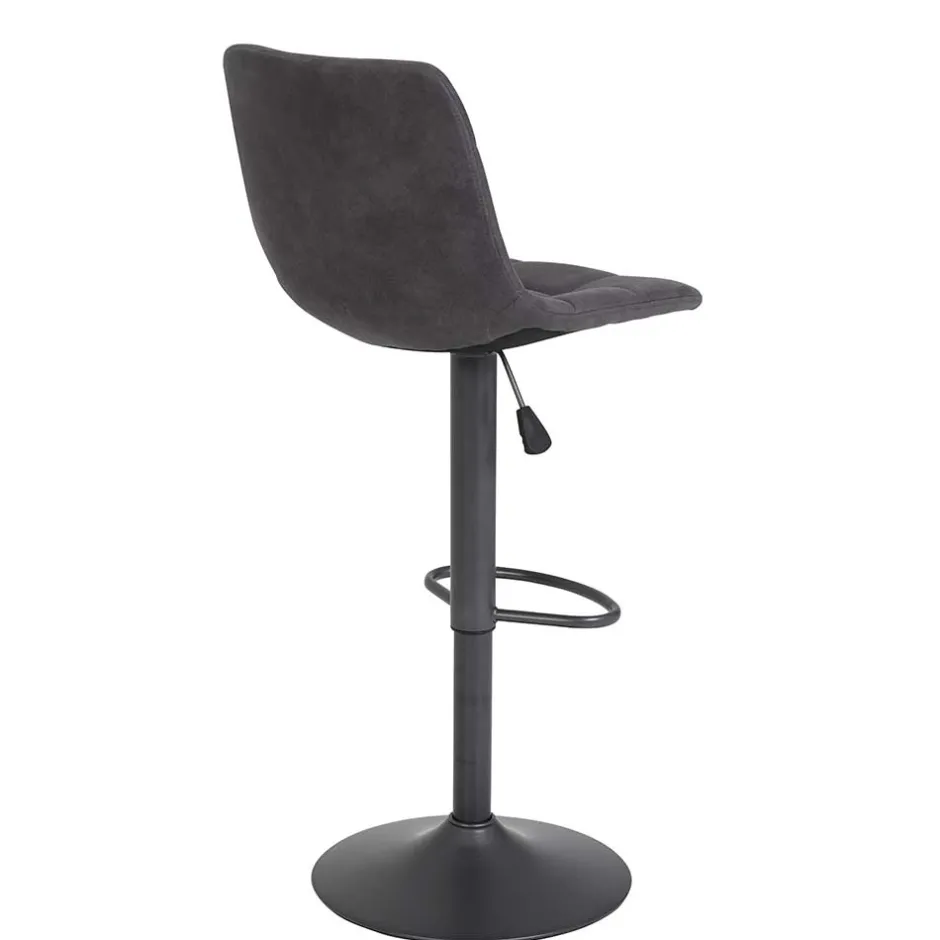 Drehbarer Barstuhl in Anthrazit - Janyna (2er Set)^Wohnen Clearance