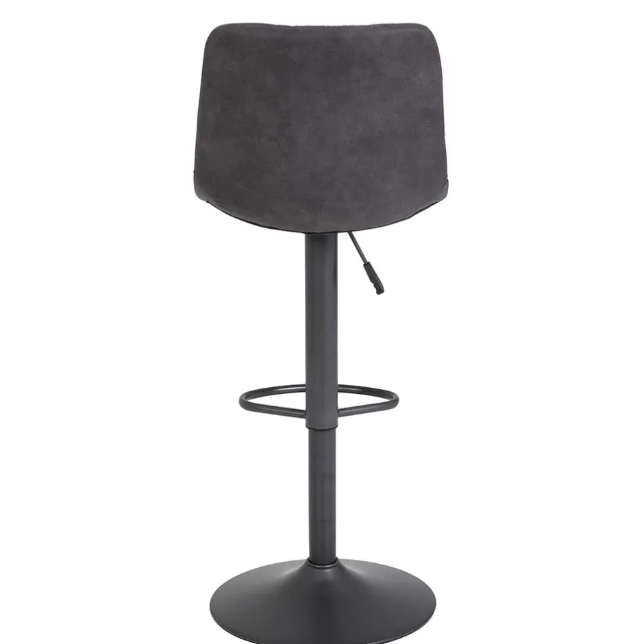 Drehbarer Barstuhl in Anthrazit - Janyna (2er Set)^Wohnen Clearance